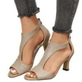 thumbnail image 3 of WILLBEST Sandalias De Plataforma Sexis Ajustadas De Tacón Alto Para Fiesta, Zapatos De Mujer, Tacones Altos, Zapatos De Moda, 3 of 7
