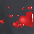 thumbnail image 3 of CafePress - Hearts Long Sleeve Dark T Shirt - Long Sleeve Dark T-Shirt, 3 of 4