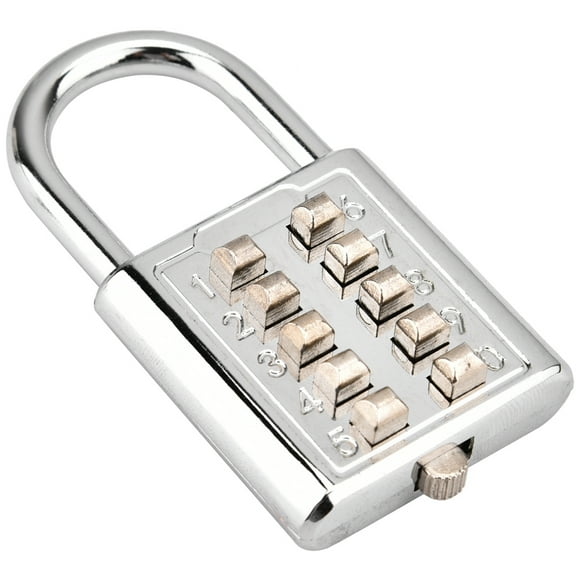 Practical Password Button , Zinc Alloy Material Password , Digital For Drawer Small Cabinet Lock Luggage Zipper Gym Locker