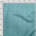 thumbnail image 3 of oneOone Silk Tabby Light Blue Fabric Christmas Sewing Material Print Fabric By The Yard 42 Inch Wide, 3 of 5