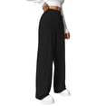 thumbnail image 3 of Weardear Tall Wide Leg Sweatpants for Women Drawstring Elastic Pants with Pockets High Waisted Workout Baggy Sweatpants, 3 of 6