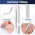 thumbnail image 6 of Amaopus 5 Pcs Toenail Clippers Set, Heavy Duty Large Toe Nail Clippers for Men, Thick Nails with Wide Opening, Sharp Ingrown Toenail Clippers, Nail Cutter Long Handle with Slanted Curved Blade, 6 of 8