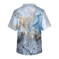 thumbnail image 3 of Plus SizePrinted Scrub Working Uniform Tops For Men's Cross V-Neck Short Sleeve Fun T-Shirts Workwear Tee With Pockets L, 3 of 3