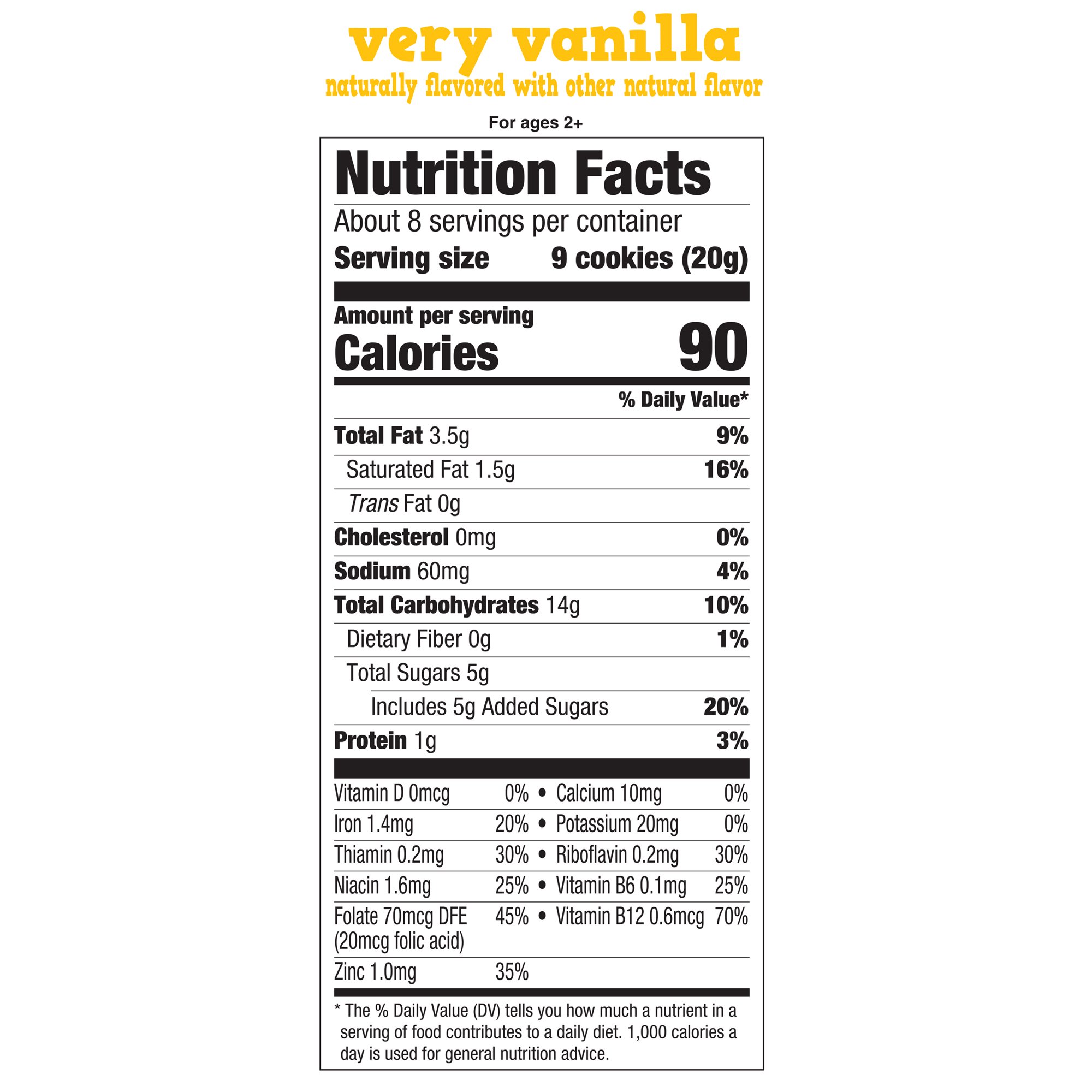 Earth's Best Sesame Street Baby Snack Organic Letter of the Day Vanilla Cookies, 5.3 oz Box (6 Pack)