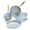 Light Blue, variant on Chef Power 7 Pcs Ceramic Cookware Sets, Non-Stick Pots and Pans Set with Stainless Steel Handles, Dishwasher and Oven Safe, Light Purple with Light Gold Handles