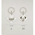 thumbnail image 3 of Personalized Diamond Dog Tag - Custom Cute Front Icon and Name Pet ID Dog Tag - Engravable Pet Tags for Cat and Dogs - Small Large Size - Stainless Steel Collar Pet Tags - Ships Next Day!, 3 of 15