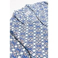 thumbnail image 3 of Ragstock Blue Square Chains Camp Button Up Shirt, 3 of 4