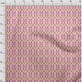 thumbnail image 3 of oneOone Georgette Viscose Fabric Stripe & Swirl Ikat Print Fabric By Yard 42 Inch Wide, 3 of 4
