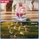 thumbnail image 5 of POP MART-figuras de acción de los monstruos, juguetes de Caja ciega de la serie de Yoga perezoso, Caja misteriosa de Caixa, regalo Kawaii para niñas, 5 of 5