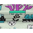 thumbnail image 5 of oneOone Velvet Mint Fabric Cactus Craft Projects Decor Fabric Printed By The Yard 58 Inch Wide-FN, 5 of 5