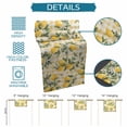 thumbnail image 6 of Summer Lemon Table Runner 72 Inches, Tropical Botanical Leaves Yellow Plaid Bed Runner Dresser Scarves Tabletop for Indoor Outdoor Parties/Ceremony/Banquet, 14" x 72", 6 of 9