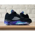 thumbnail image 4 of Ni - ke Ni - ke Air Jordan Retro V 5 Low Golf Shoe Black Grape Spike Mens Size 8 CU4523-001, 4 of 5