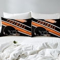thumbnail image 4 of Erosebridal Ensemble de Draps de Soccer Rugby Full pour Garçons, Noir 4 Pcs, Super Confortable, Pittsburgh, 4 of 6