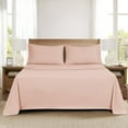 thumbnail image 3 of Mainstays Super Soft Brushed Microfiber Bed Sheet Set, Pink Blush, Full, 4 Piece, 3 of 13