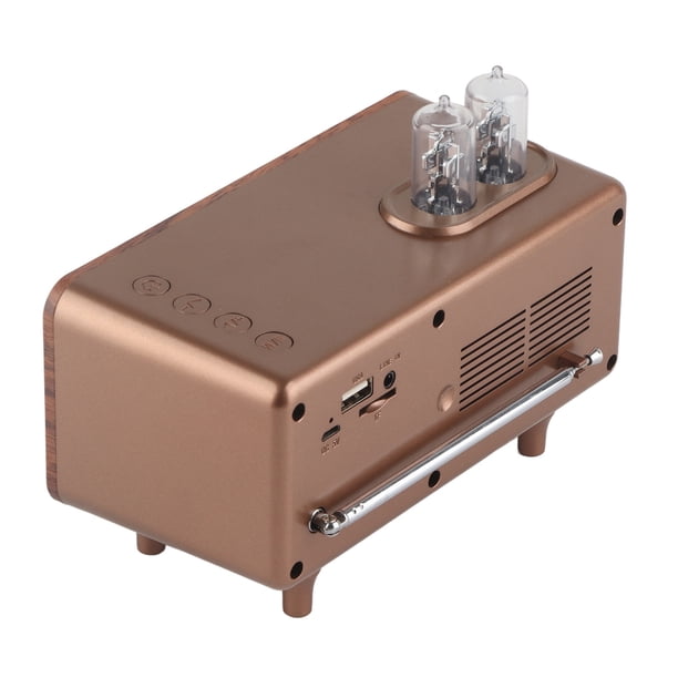 Altavoces retro de escritorio USB, Altavoz retro de altavoces bilis de altavoz bilis baja latencia para escritorios de computadora
