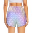 thumbnail image 4 of Haiem Fish Scale1 Women's 2 in 1 Running Shorts - Lightweight Athletic Workout Gym Yoga Breathable Sports Shorts Liner with Phone Pockets-Large, 4 of 9