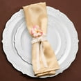 thumbnail image 4 of Smarty 10" White Vintage Round Disposable Plastic Dinner Plates 120ct, 4 of 7