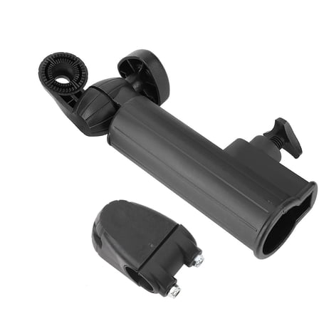 Golf Push Trolley Umbrella Holder Plastic Stand Pull Bike Cart Black