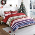 thumbnail image 6 of TROPOW Christmas Duvet Cover Set King Size - Boho Holiday Reindeer Print Bedding Set - Soft & Breathable Christmas Decorations for Winter(King-104x90"), 6 of 6