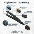 thumbnail image 3 of Bio Ionic 10X Styling Flat Iron, 1" Hair Straightener with Sonic Vibrating Plates, Ceramic Flat Iron, 3 of 7