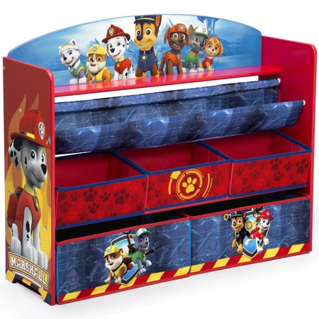 Delta Children Deluxe Book and Toy Organizer  Nick Jr. PAW Patrol