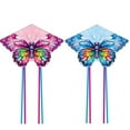 thumbnail image 3 of NimJoy Colorful Butterfly Kites for Kids Adults, Easy to Fly Nylon Kite W/Flying Tools for Beach, Trip and Park (47" Blue), 3 of 3