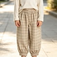 thumbnail image 2 of Plebaso Girls Boys Baggy Sweatpants Elastic Waist Pull on Athletic Joggers Plain Corduroy Casual Kids Pants, 2 of 6