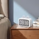 thumbnail image 4 of Altavoz Bluetooth inalámbrico Reloj despertador para el hogar Radio de inserción de tarjeta de audio Mini reloj de escritorio Altavoz pequeño Altavoz de reloj de plástico, 4 of 6