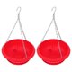 thumbnail image 3 of Red Plastic Hanging Flowerpot for Storage Made of Sturdy and Durable Moderate Size, 3 of 4