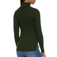 thumbnail image 2 of Womens Basic Turtleneck Long Sleeve Top, 2 of 2