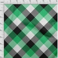 thumbnail image 4 of oneOone Cotton Poplin Green Fabric Tartan Fabric For Sewing Printed Craft Fabric By The Yard 42 Inch Wide, 4 of 4