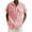 #010-Pink, variant on Xyxonk Shirts for Men's Button Down Solid Color Shirts Spring Summer Short Sleeve Collared Vacation T-Shirts with Pocket Black 2XL