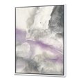 thumbnail image 1 of Aquarelle Minimal Purple Tones I - Tableau encadré de ferme moderne, 1 of 1