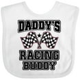 thumbnail image 3 of Inktastic Racing Buddy Girls Car Flags Girls Baby Bib, 3 of 4