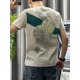 thumbnail image 2 of Camisetas para hombre, camisetas de lino blanco, camisetas con estampado Katoen para hombre, ropa de calle gráfica, ropa popular coreana, venta al por mayor básica, Harajuku, 2 of 5