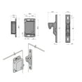 thumbnail image 5 of SUTENGDA 8 Pcs Loquet de Tiroir et Porte d'Armoire Robuste pour Vieux Loquets Accessoire de Sécurité RV, 5 of 5