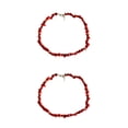 thumbnail image 4 of Collar de Piedra Qarigey Moda para Mujer Malaquita Y06 Coral Rojo, 4 of 6