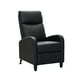 thumbnail image 1 of Sillón Reclinable Individual Midtown Concept moderno Minimalista negro, 1 of 8