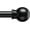 matte black, variant on FLY HAWK White Curtain Rod Kit - 5/8" Adjustable Curtain Rods for Window 30" to 93", Including Two Brackets