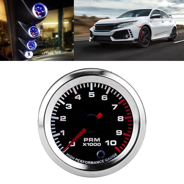 Calibre RPM, Material de Plásstico Seguro Tacómetro Multifunciónta Alta Sensibilidad para el Automóvil de Gasolina Para Automóviles para Motocletas