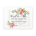 thumbnail image 3 of Scripture Walls Jeremiah 33:3 Call to Me Bible Verse Canvas Christian Wall Art Ready to Hang Unframed, 3 of 13