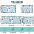 thumbnail image 5 of GZHJMY Polar Bear King Pillowcase Super Soft Cozy Plush Pillow Case with Zipper for Sofa Bed Couch, 20 x 40 Inch, 5 of 7