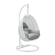 Hanging Egg Swing Chair - Indoor Outdoor Porch Swing Seat - Comfortable Hanging Chair