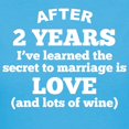 thumbnail image 3 of CafePress - 2 Years Of Love And Wine T Shirt - Women's Traditional Fit Dark T-Shirt, 3 of 4