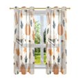 thumbnail image 7 of Yayeee Window Curtains Set of 2 for Living Room Light Filtering 63"x52", Fall Books, 7 of 7