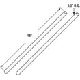 thumbnail image 2 of Prime-Line GD 52238 Torsion Spring Winding Rods, 1/2 in. x 16 in, Steel, Round, (Pack of 2), 2 of 4