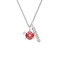 thumbnail image 2 of Delight Jewelry Silvertone Red Fire Department Shield with Axes Silvertone Sisters Best Friends Forever Bar Charm Necklace, 23", 2 of 4
