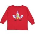 thumbnail image 3 of Inktastic Unicorn Face Girls Long Sleeve Toddler T-Shirt, 3 of 5
