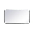 thumbnail image 6 of Soft corner metal rectangular mirror 20x36 inch in Silver, 6 of 10