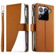 thumbnail image 1 of Funda cartera GANGXUN para Xiaomi 15 Pro , cuero PU con tarjetero, cremallera, correa de mano, soporte y protección 524°, 1 of 6